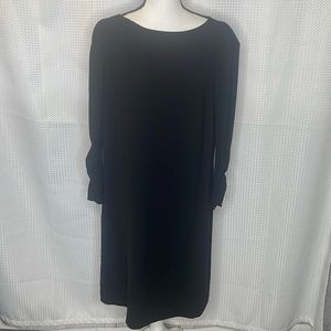 Lafayette 148 Long Sleeve Black Dress Events Special Occasions Sz M